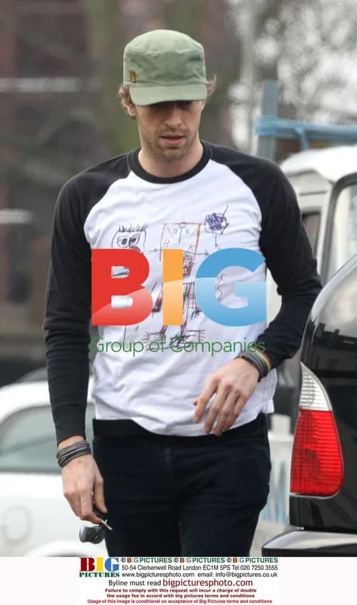 Chris Martin out in London