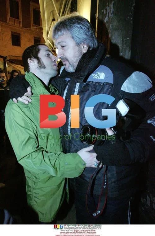 Liam Gallagher of Oasis has dinner and drinks with friends