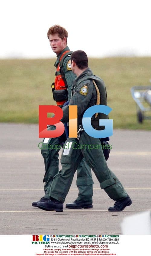 Prince Harry Aircraft Training