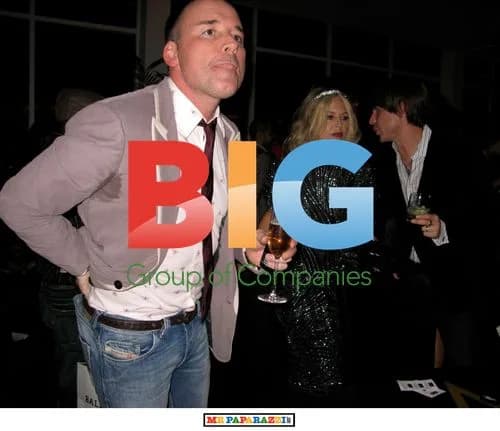 David Furnish and Rachel Zoe at Bally's Hollywood Domino Party