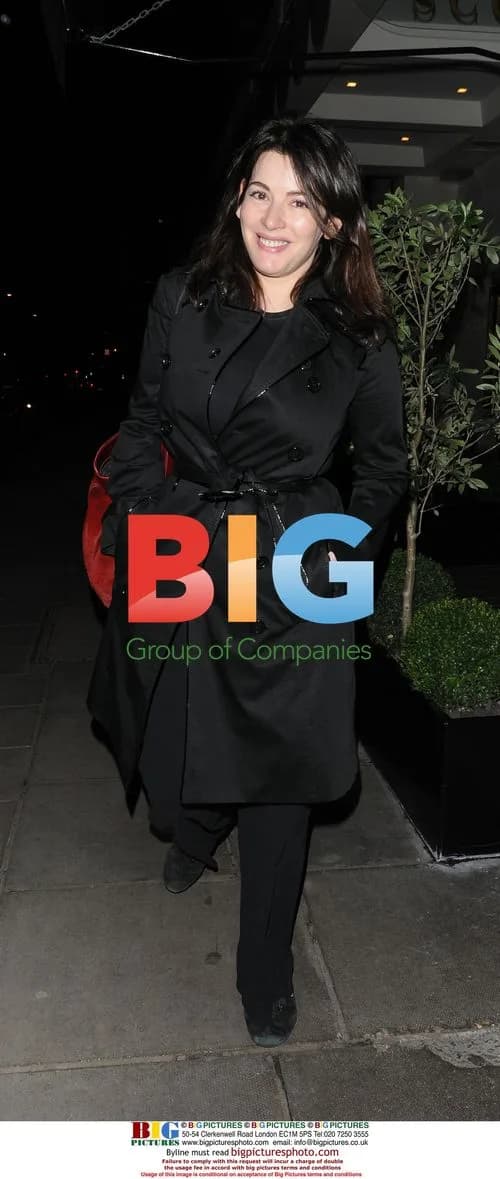 Nigella Lawson Leaves Scotts Restaurant in London