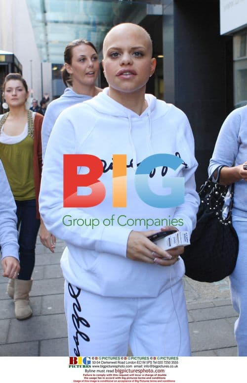 Jade Goody and friends at BHVA Detnal Care