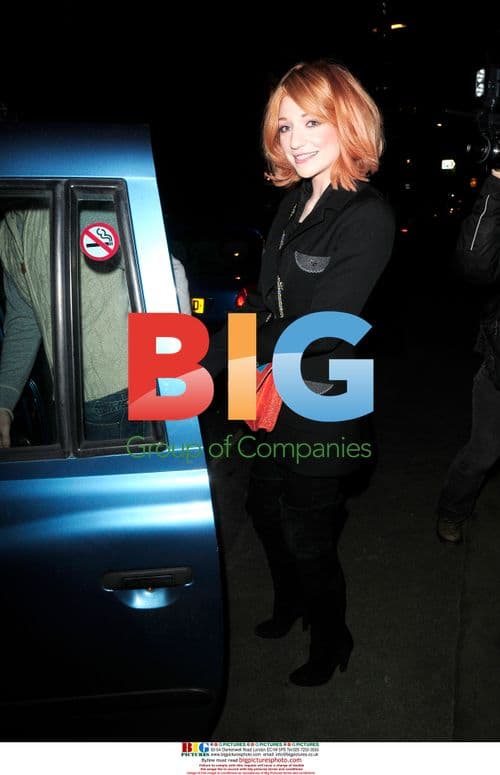 Nicola Roberts Leaving Cecconi's Restaurant