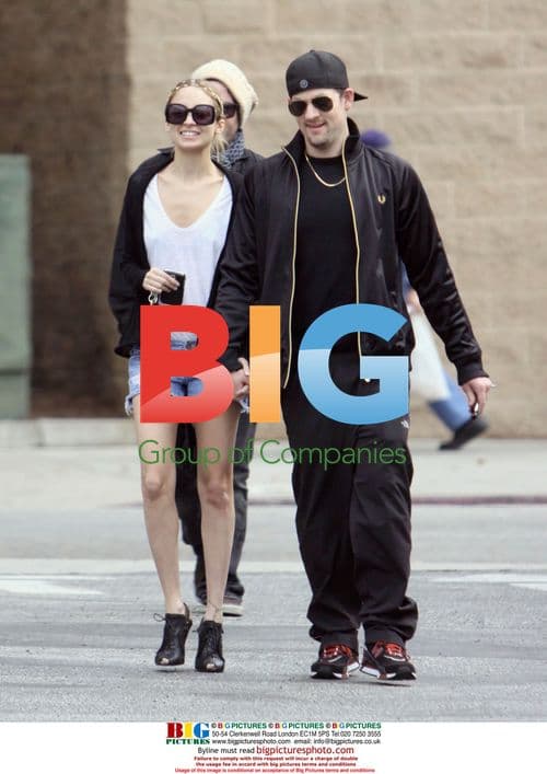 Nicole Richie and Joel Madden at Breakfast