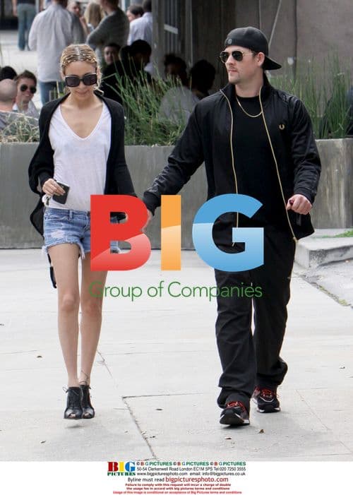 Nicole Richie and Joel Madden at Hugo's Restaurant