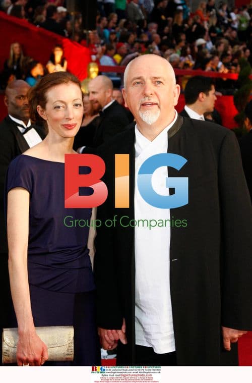 Peter Gabriel and guest at 81st Oscars