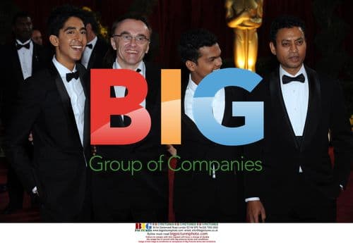 Slumdog Millionaire cast at Oscars