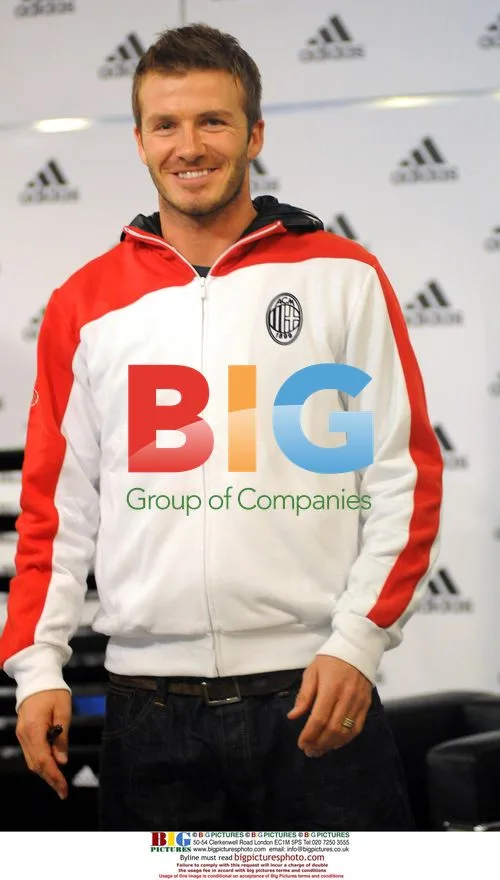 David Beckham Presents Adidas Trainers in Milan