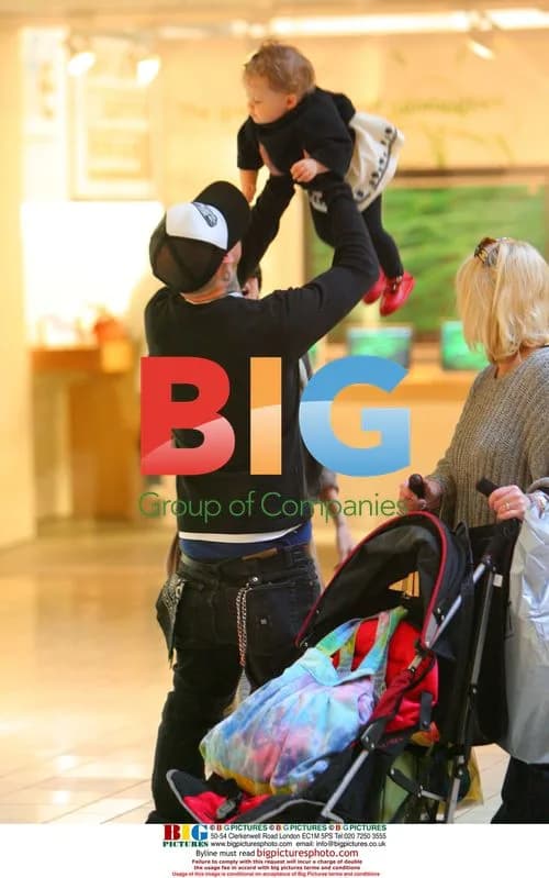 Nicole Richie and Joel Madden with daughter Harlow