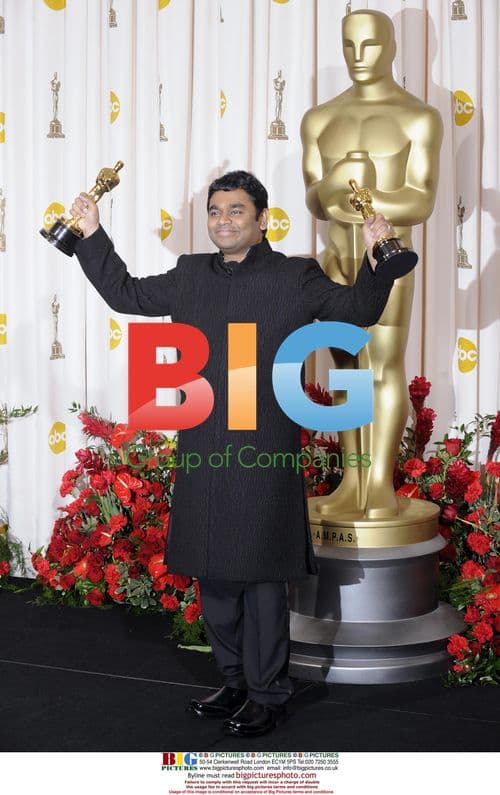 A.R. Rahman Backstage at Oscars