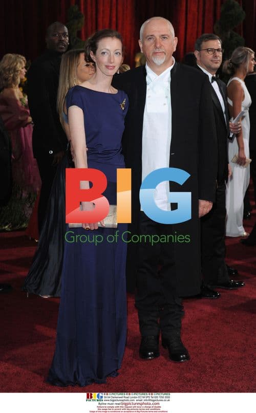 Peter Gabriel and Meabh Flynn at 81st Oscars