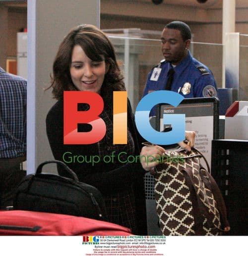 Tina Fey at Los Angeles Airport