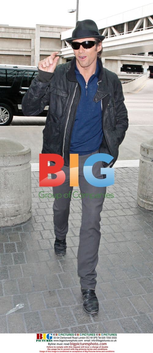 Hugh Jackman at LAX Airport