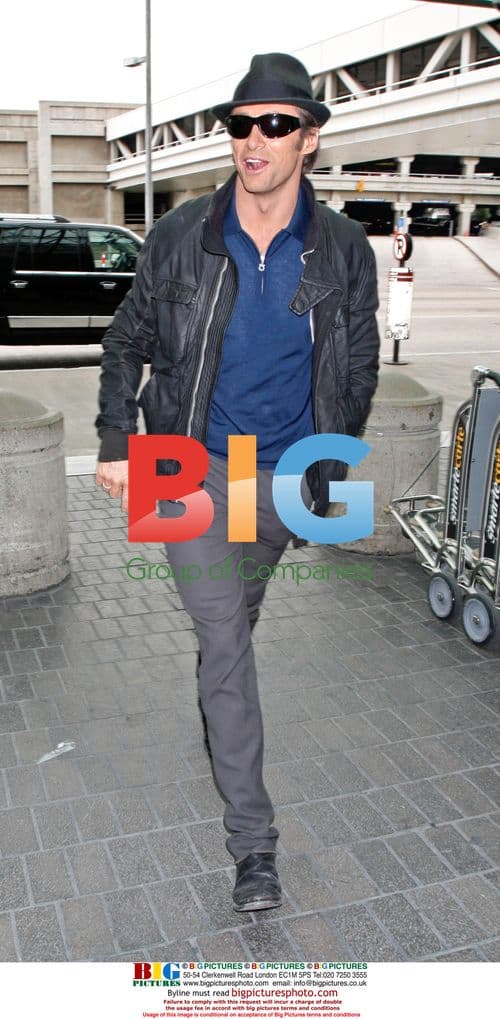 Hugh Jackman at LAX