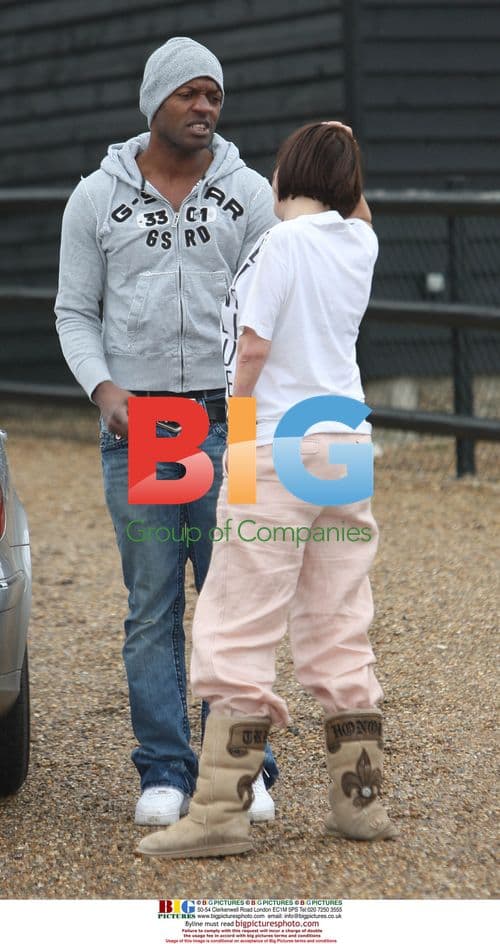 Jade Goodey's mum Jackiey closes gates after trainer arrival