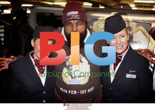 Mr T Arrives at Heathrow Airport