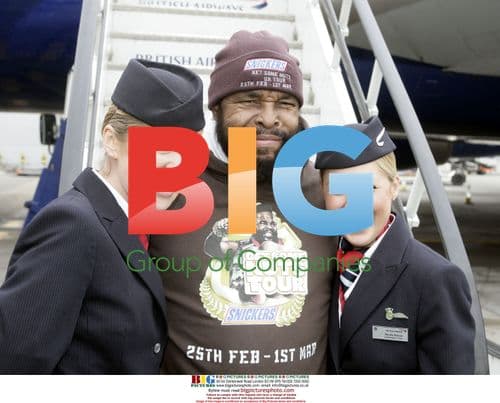 Mr. T Arrives at Heathrow Airport