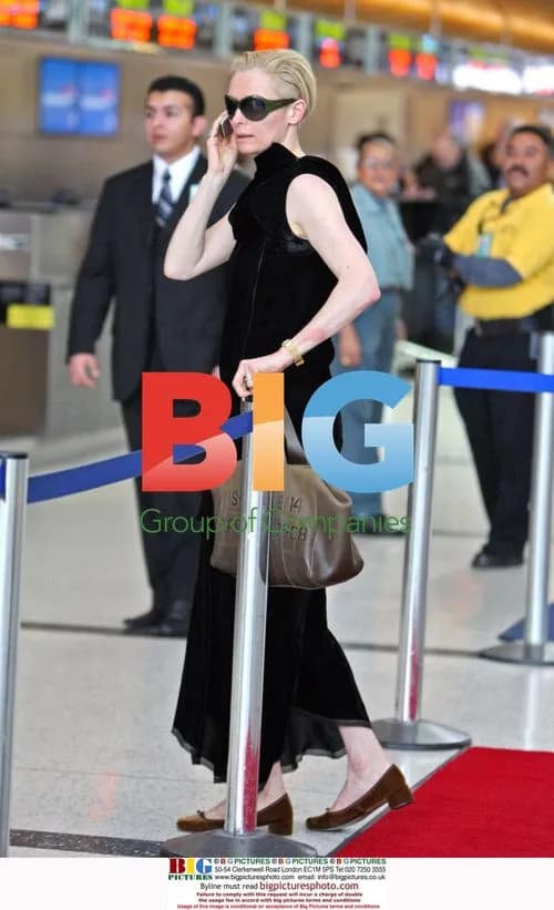 Tilda Swinton at LAX Airport