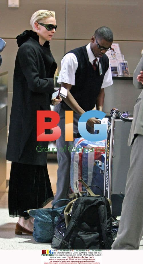 Tilda Swinton at LAX Airport