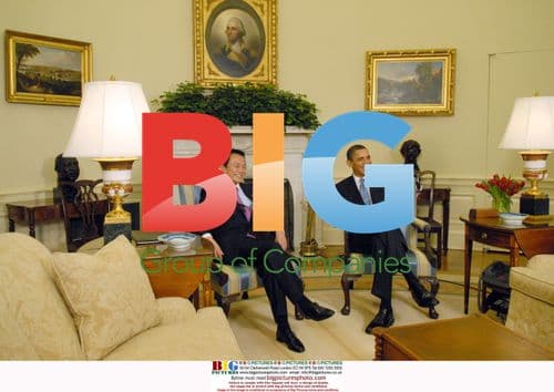 Obama Meets with Japanese PM Aso