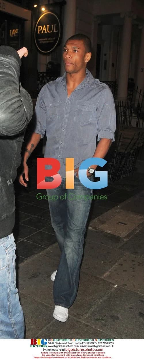 Footballer Marcus Bent at Boujis Nightclub