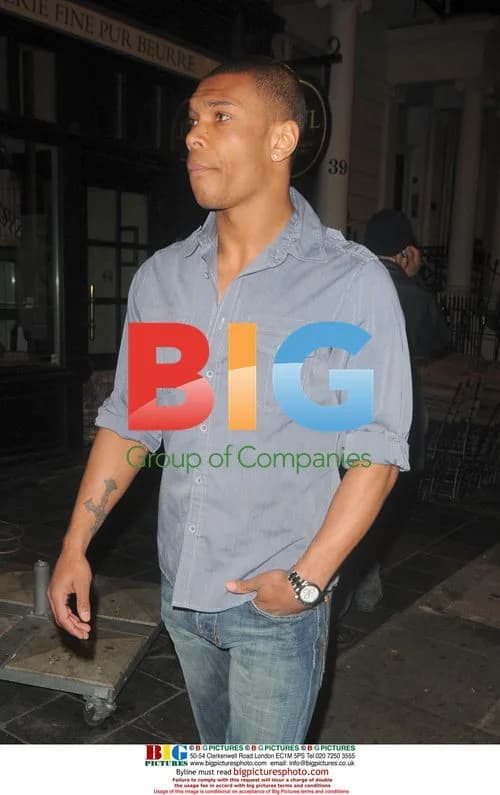Footballer Marcus Bent at Boujis Nightclub