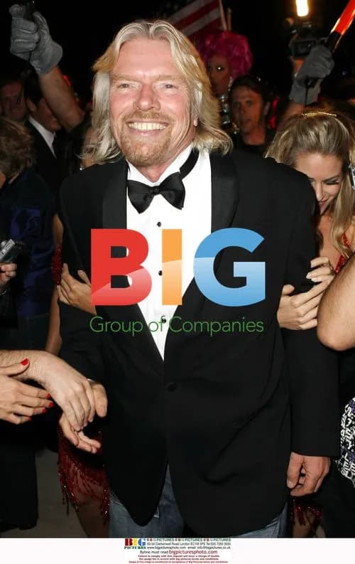 Richard Branson at Virgin Launch in Sydney