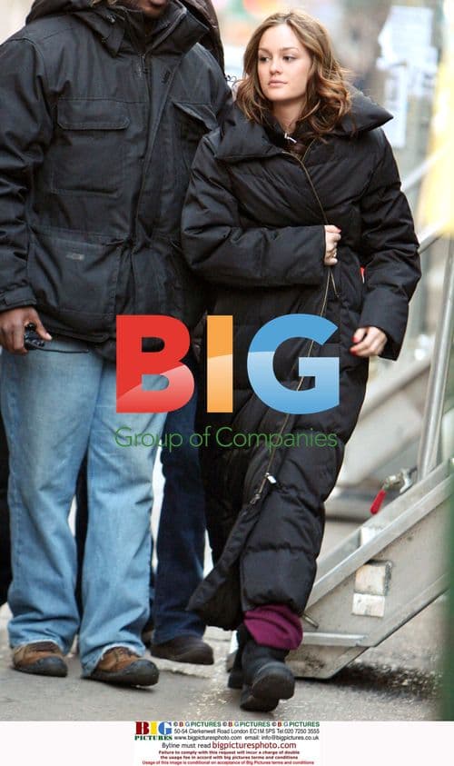 Ed Westwick & Leighton Meester on "Gossip Girl" Set