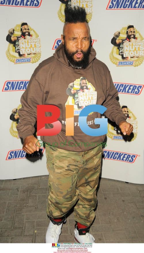 Celebrities at Snickers 'Get Some Nuts' Tour in London