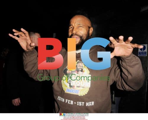 Mr T at Snickers 'Get Some Nuts Tour' in London