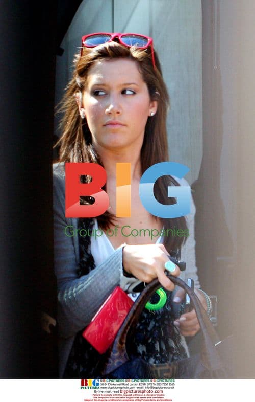 Ashley Tisdale at Track Record Studio
