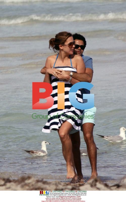 Jamel Debbouze and Wife Melissa on Miami Beach