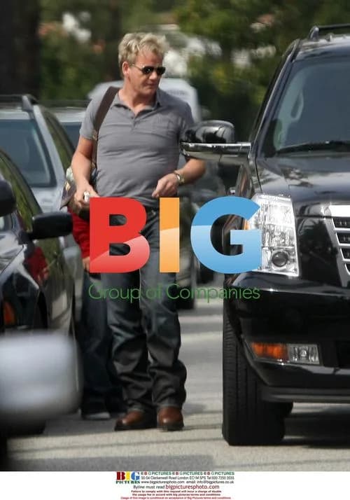 Celebrity Chef Gordon Ramsay Arriving at Hotel