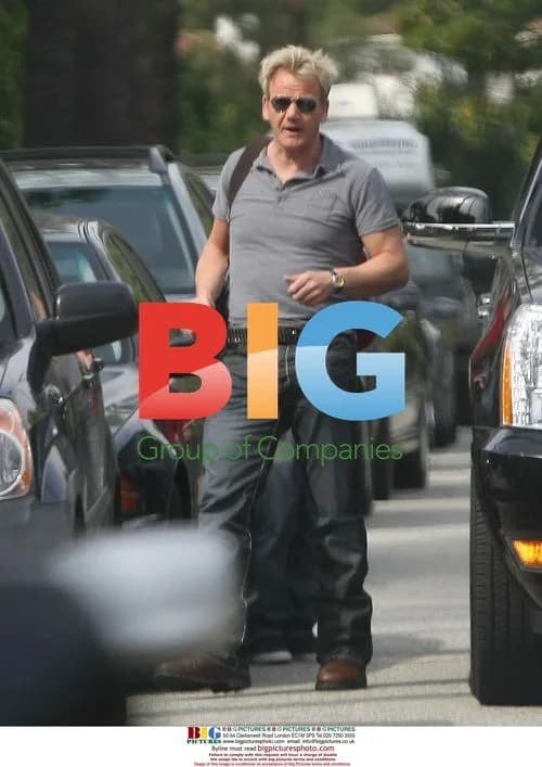 Gordon Ramsay Arrives at Hotel in LA