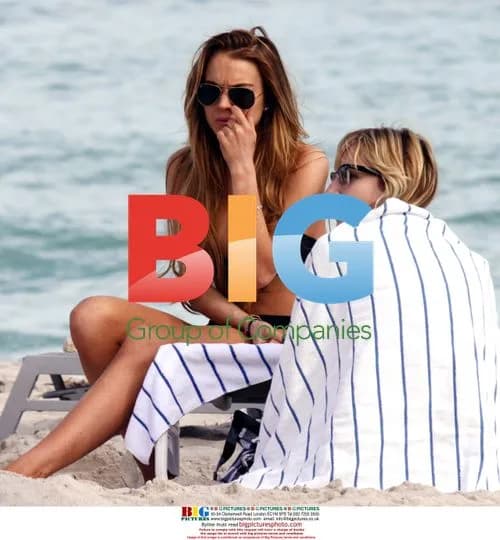 Lindsay Lohan Spends Time in Miami