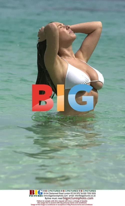 Lucy Pinder on holiday in Majorca