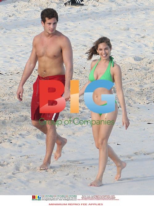 Kelly Brook and Danny Cipriani on Caribbean Retreat