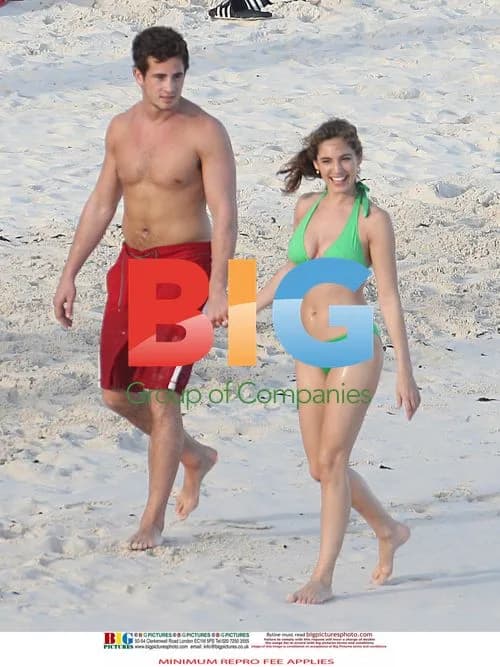 Kelly Brook and Danny Cipriani on Caribbean Retreat