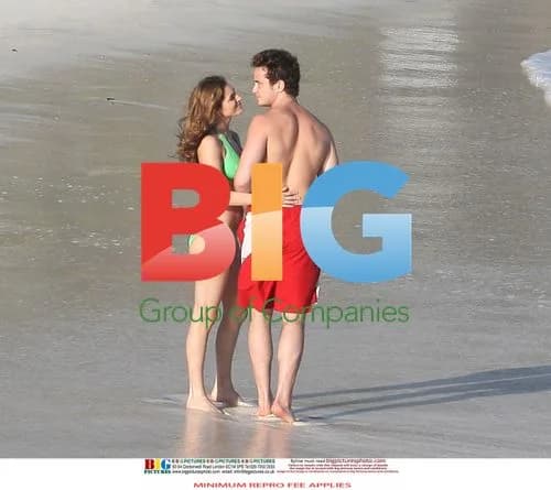 Kelly Brook and Danny Cipriani at Caribbean Beach