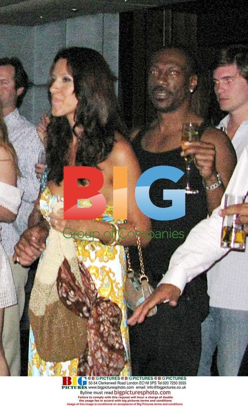 Eddie Murphy at Paul Allen's Caribbean Party