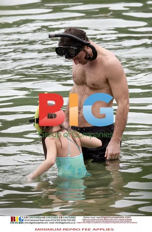 Jude Law and Sadie Frost with Kids in Brazil