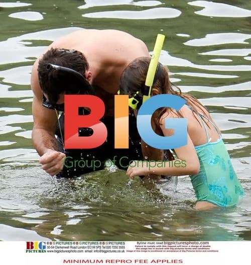 Jude Law and Sadie Frost with children in Brazil
