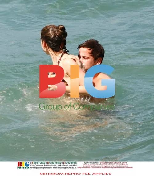 Kelly Brook and Danny Cipriani at Caribbean Beach