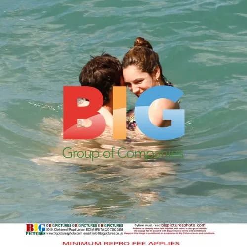 Kelly Brook and Danny Cipriani at the Beach