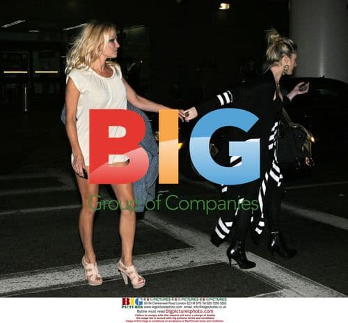 Pamela Anderson Returns from Vegas