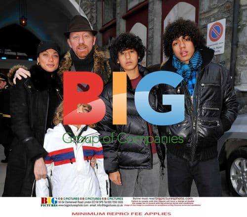 Boris Becker and Family in St. Moritz