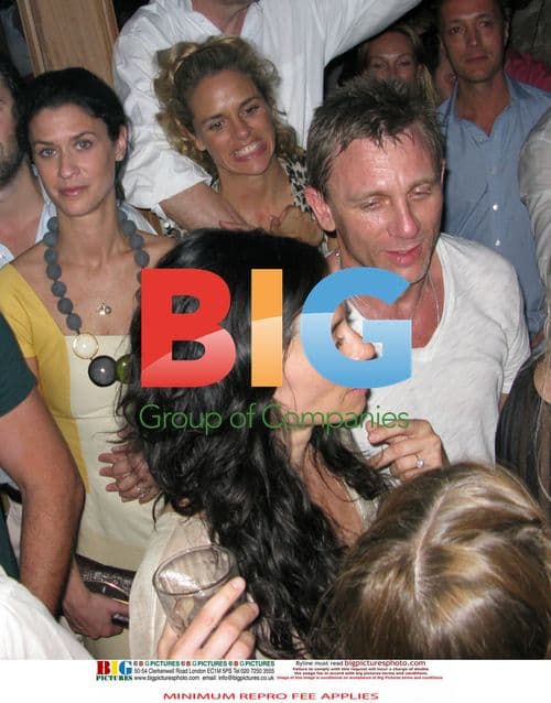 Daniel Craig and Satsuki Mitchell at Gagosian Party