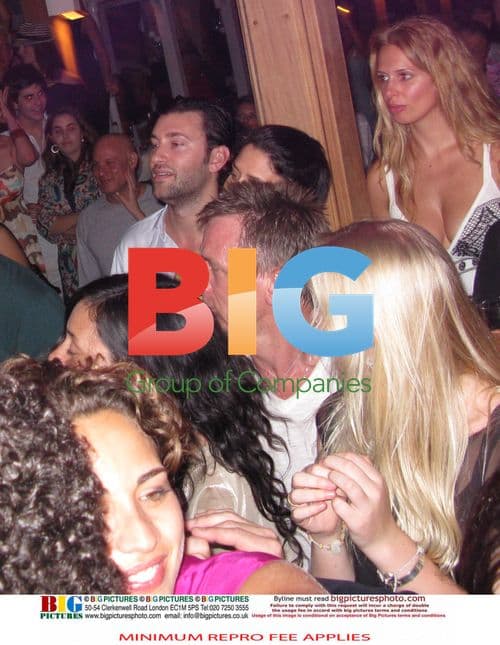 Daniel Craig and Satsuki Mitchell at Gagosian Beach Party