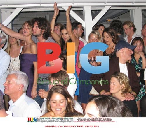 Gagosian and Perelman at Beach Party