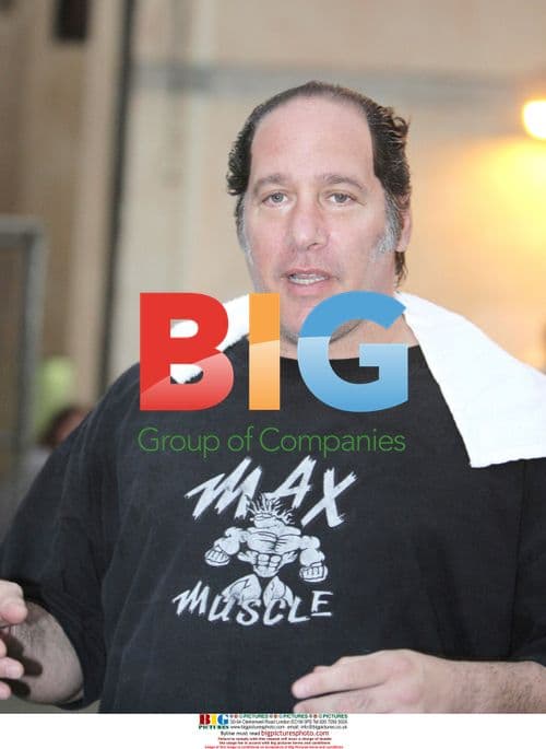 Andrew Dice Clay Smoking at Cafe Roma